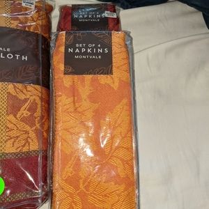 Linen table cloth New in Package
